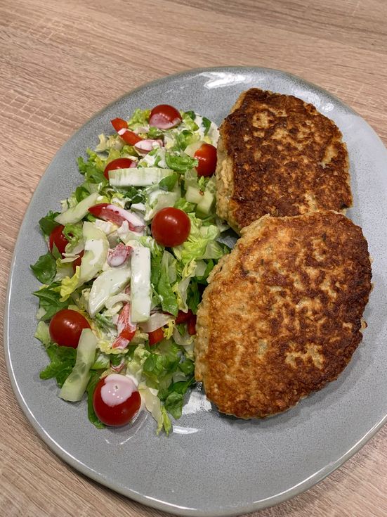 Haferflocken Frikadellen